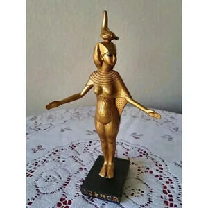 SCULPTURE EGYPTIAN GODDESS OF FUNERAL RITES AND MOTHERHOOD ISIS BY VERONESE